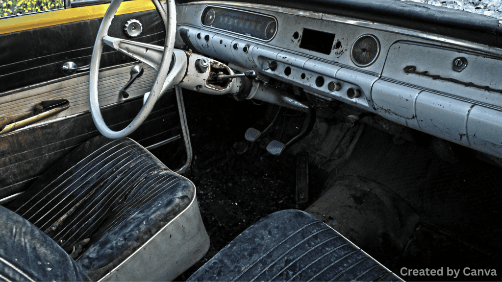 Take out anything that isn't tied down in the car.