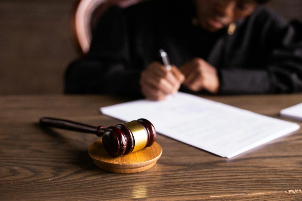 An image of a person preparing documents for a traffic court appeal. — appeals traffic violations Las Vegas