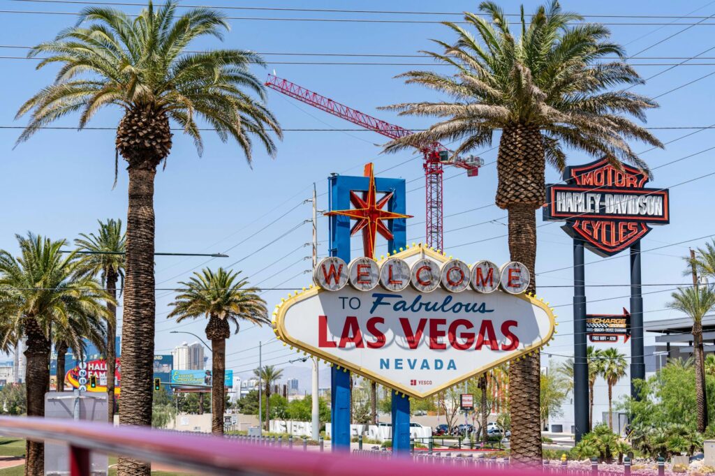 A map of Las Vegas highlighting different towing service locations — cheap towing services Las Vegas