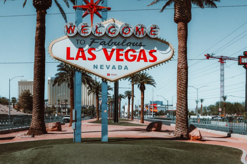 A map of Las Vegas with markers indicating popular towing service locations. — low-cost towing services Las Vegas