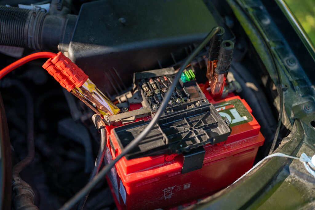 A close-up of emergency tools in a roadside kit — stuck car towing las vegas