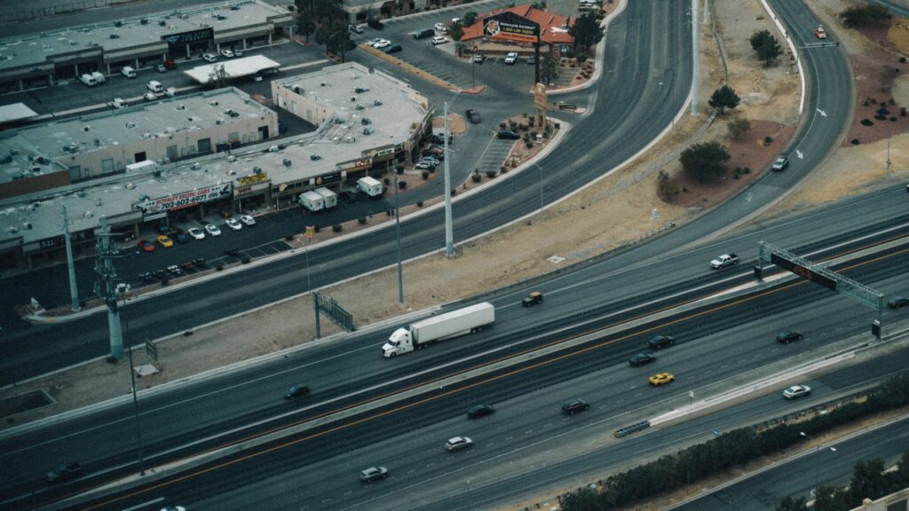 A map of Las Vegas highlighting common towing zones. — towing fees Las Vegas