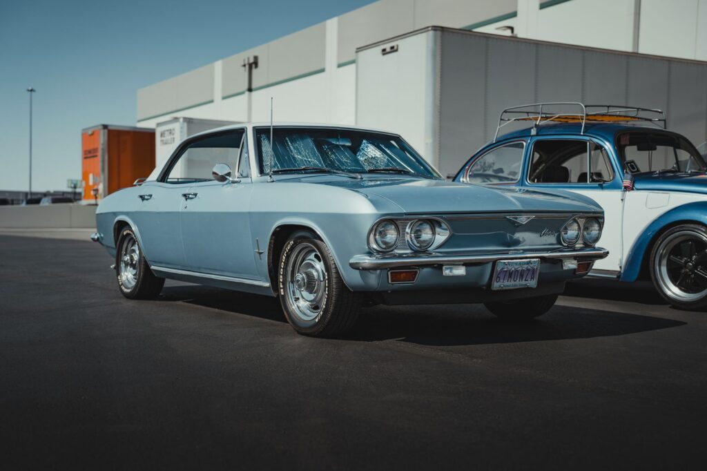 A photo of a Las Vegas impound lot showing various towed cars. — car towed las vegas