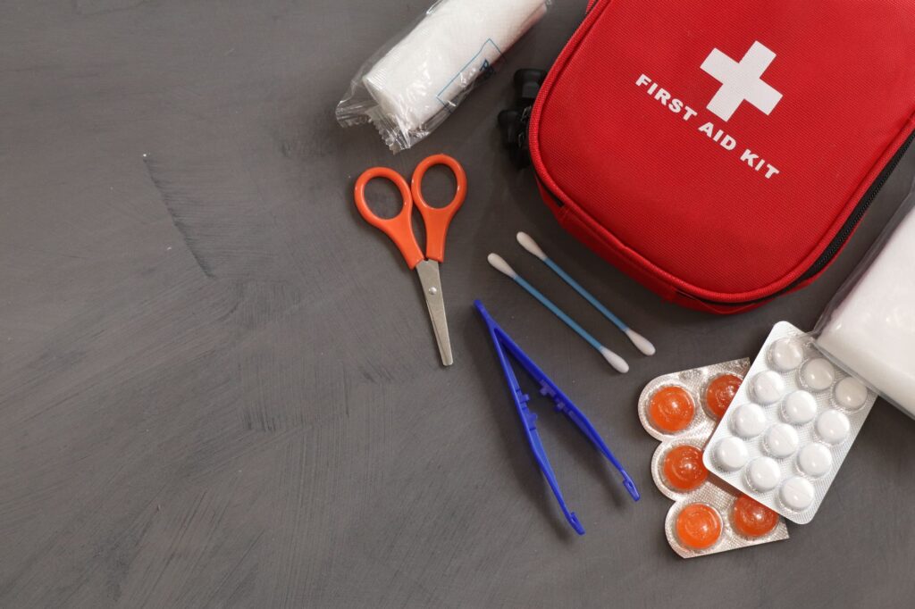 A roadside assistance kit with essential tools and items. — emergency towing Las Vegas