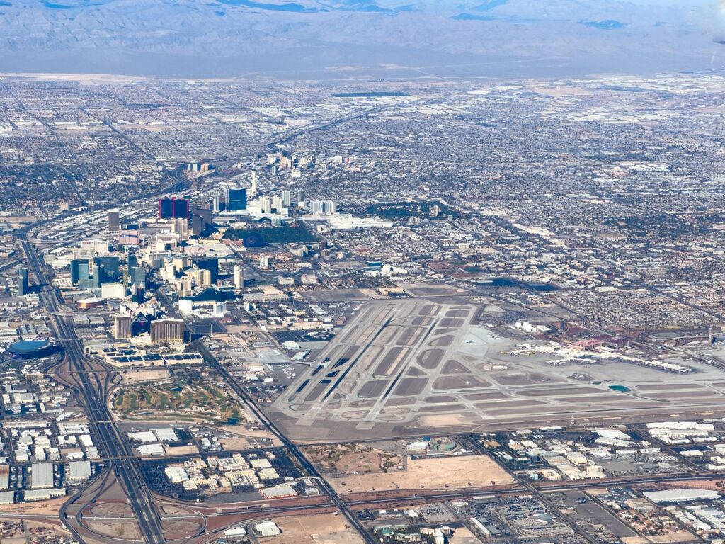 Image of Las Vegas skyline to highlight the local context of battery issues. — dead battery las vegas