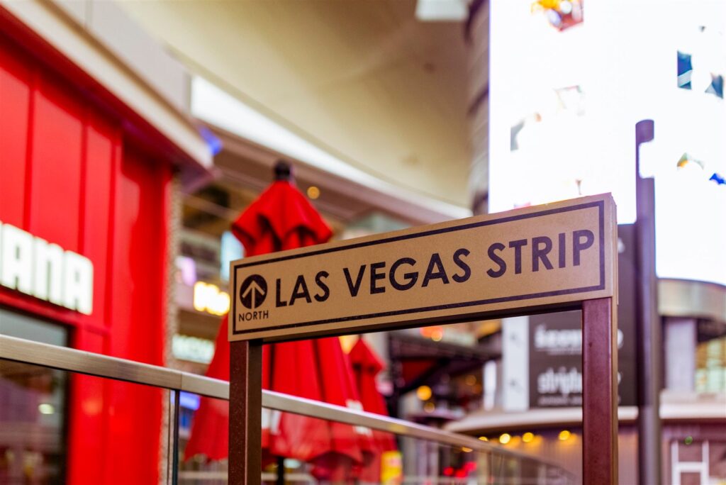 Image of a Las Vegas street sign indicating towing services — emergency towing Las Vegas