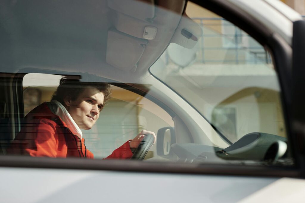 Image of a driver looking relieved after receiving affordable towing assistance. — expectations cheap towing Las Vegas