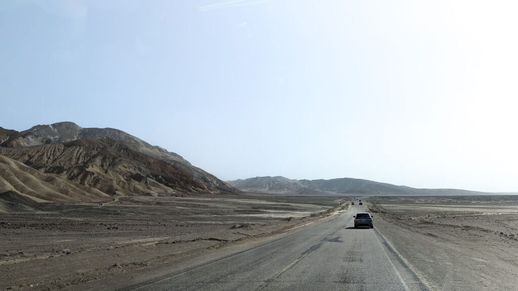 A Nevada landscape illustrating the unique driving conditions drivers face. — emergency car kit